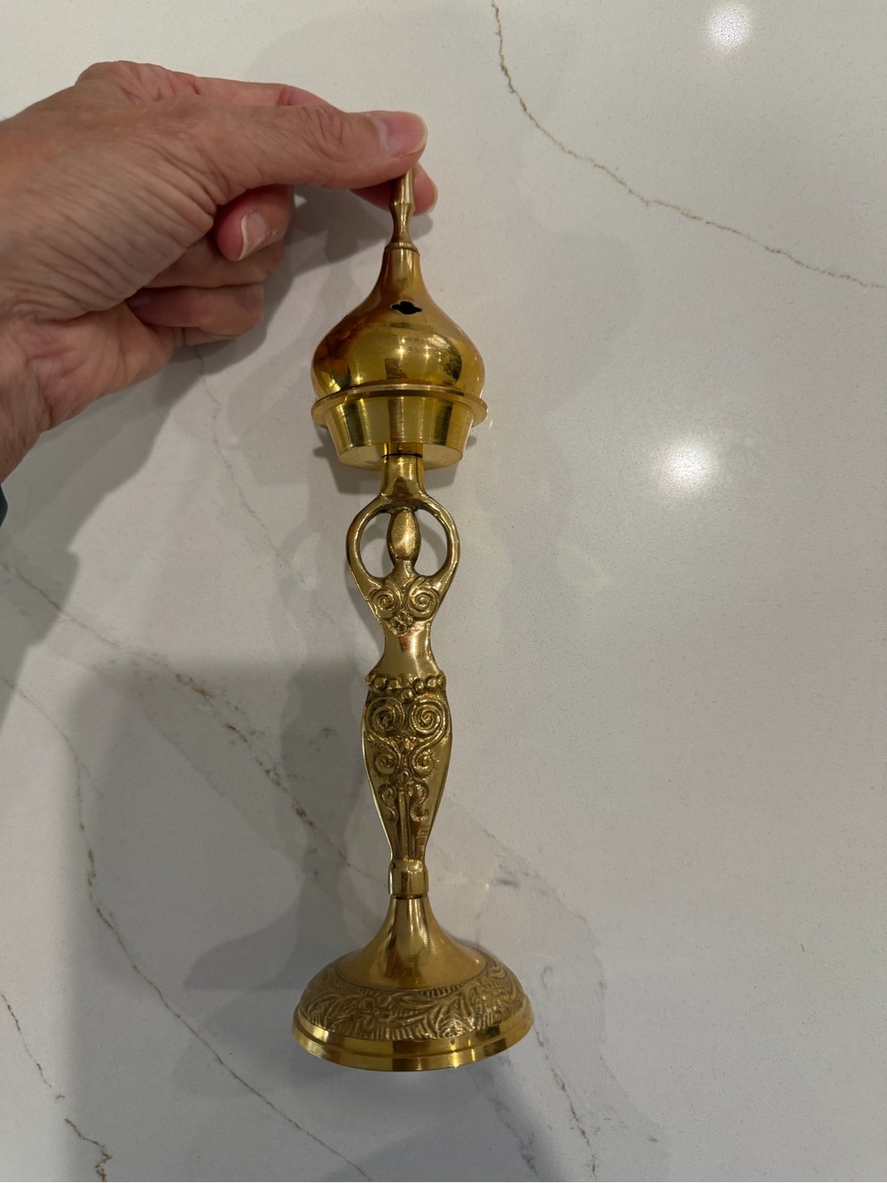 Decorative Incense Burner - Gold Home Accent